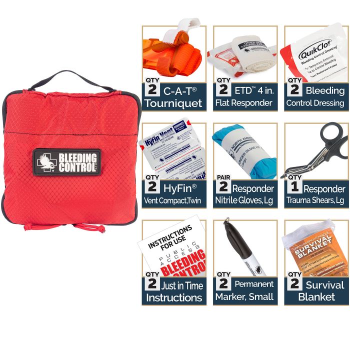 Public Access Bleeding Control Twin Pack image 1