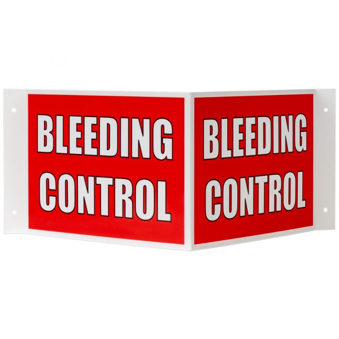 3-Way Bleeding Control Sign image 1