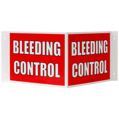 3-Way Bleeding Control Sign image 1