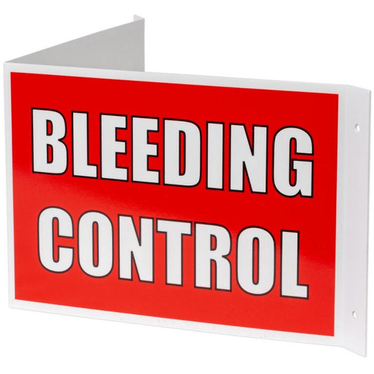 3-Way Bleeding Control Sign image 0