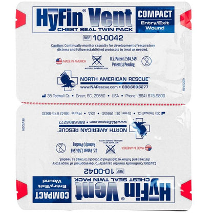 HyFin Vent Compact Chest Seal Twin Pack image 1
