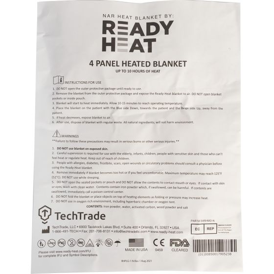 Ready-Heat™ Four-Cell Active Warming Blanket