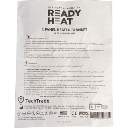 Ready-Heat™ Four-Cell Active Warming Blanket